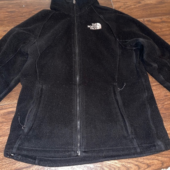 (North Face) black full zip jacket size medium - Picture 2 of 4